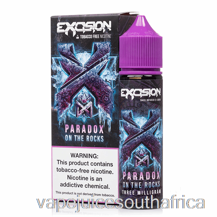 Vape Juice South Africa Paradox On The Rocks - Excision - Alt Zero - 60Ml 6Mg
